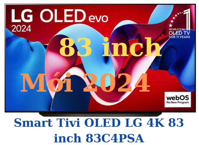 Smart Tivi OLED LG 4K 83 inch 83C4PSA