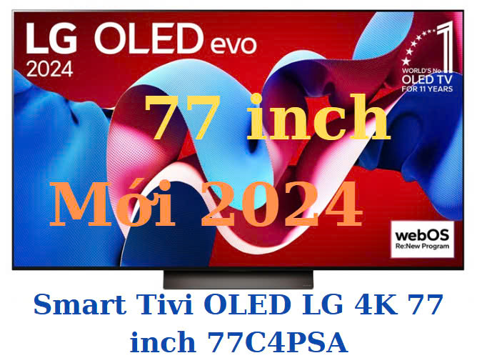 Smart Tivi OLED LG 4K 77 inch 77C4PSA