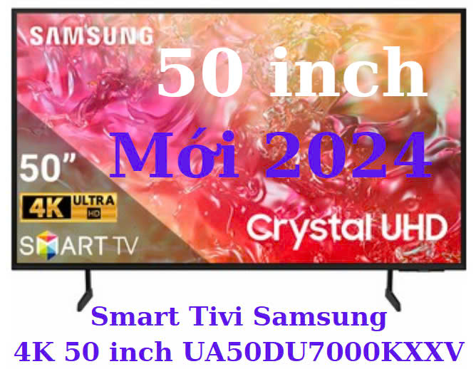 Smart Tivi Samsung 4K 50 inch UA50DU7000KXXV