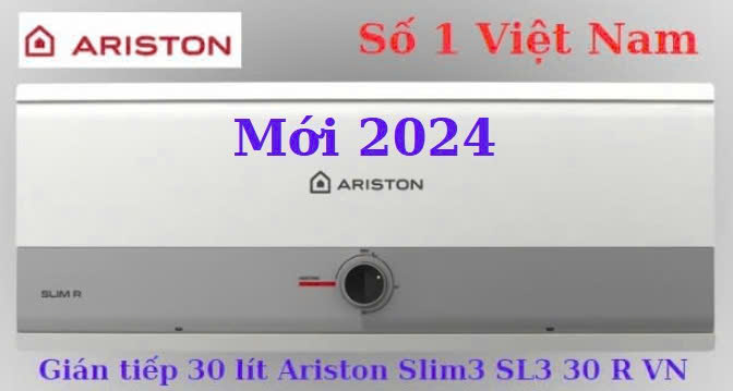 Máy nước nóng gián tiếp Ariston Slim3 30 R VN 30 lít