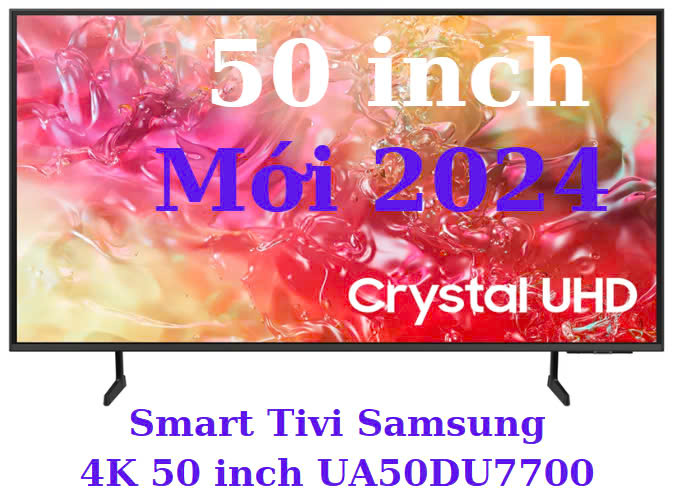 Smart Tivi Samsung 4K 50 Inch UA50DU7700KXXV