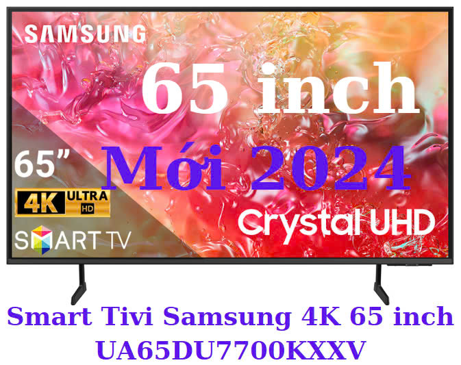 Smart Tivi Samsung 4K 65 inch UA65DU7700KXXV