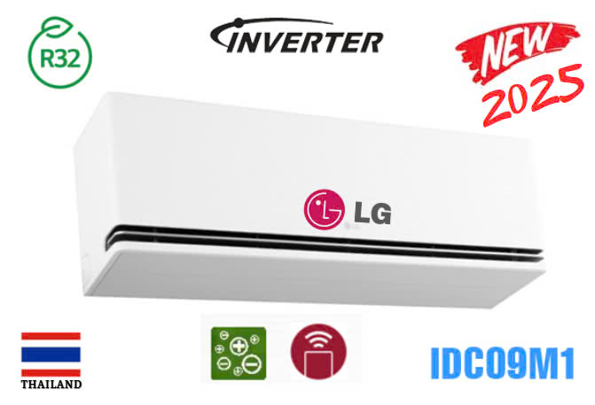 Điều hòa LG 1 chiều 9000BTU ion IDC09M1