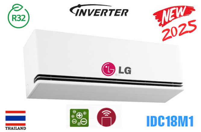 Điều hòa LG 1 chiều 18000BTU ion IDC18M1