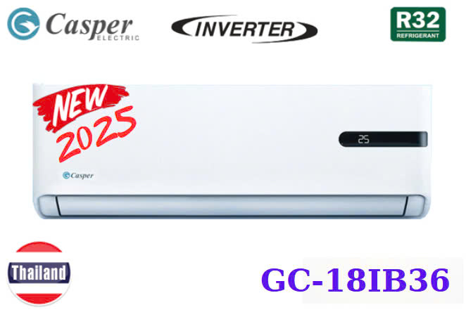 Điều hòa Casper 18000 BTU 1 chiều inverter GC-18IB36