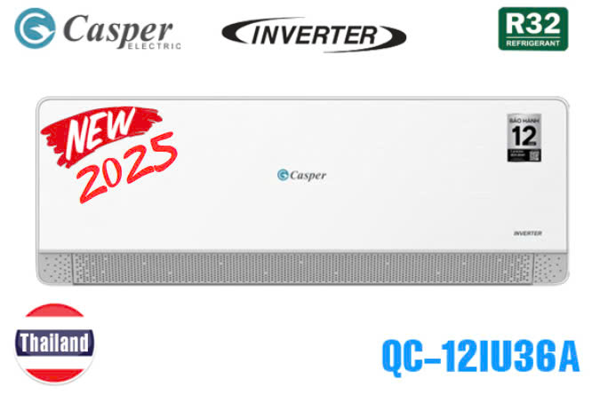 Điều hòa Casper inverter 12000 BTU 1 chiều QC-12IU36A