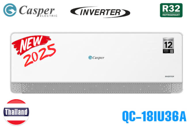 Điều hòa Casper inverter 18000 BTU 1 chiều QC-18IU36A