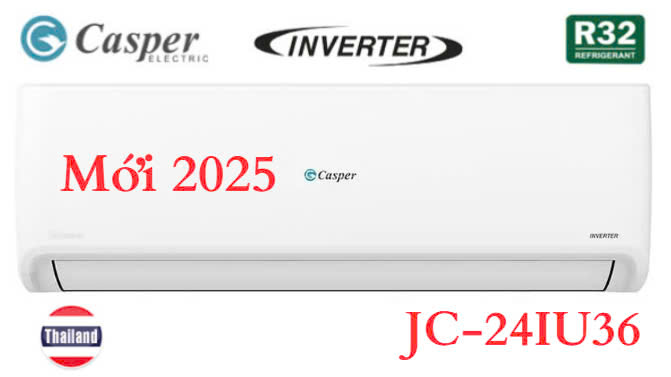 Điều hòa Casper inverter 24000 BTU 1 chiều JC-24IU36