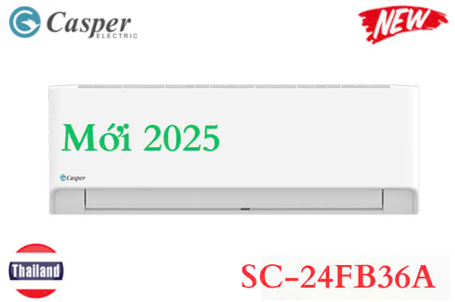 Điều hòa Casper 1 chiều 24000BTU SC-24FB36A