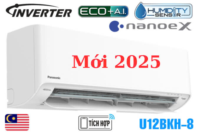 Điều hòa Panasonic 12000Btu 1 chiều inverter U12BKH-8
