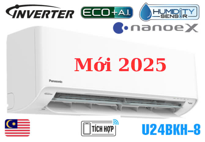 Điều hòa Panasonic 24000Btu 1 chiều inverter U24BKH-8