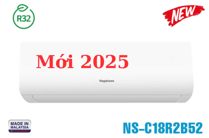 Điều hòa Nagakawa 18000BTU 1 chiều NS-C18R2B52