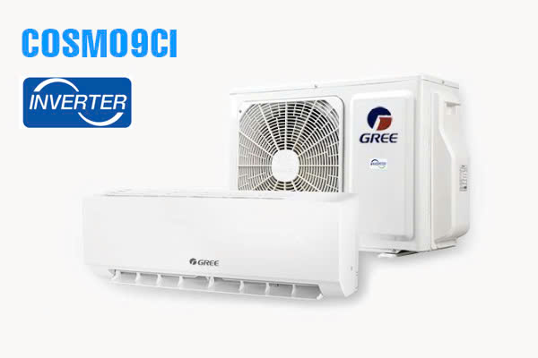 Điều hòa Gree 9.000BTU inverter 1 chiều COSMO9CI