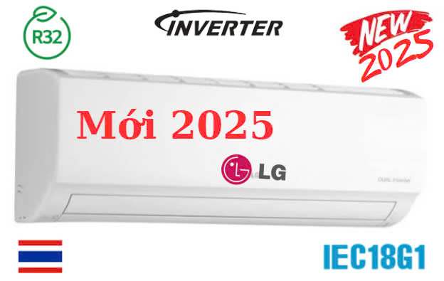 Điều hòa LG 1 chiều inverter 18.000BTU IEC18G1