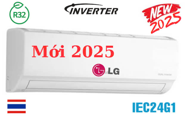 Điều hòa LG 1 chiều inverter 24.000BTU IEC24G1