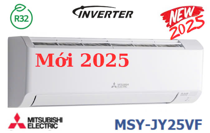 Điều hòa Mitsubishi Electric inverter 9.000Btu 1 chiều MSY-JY25VF