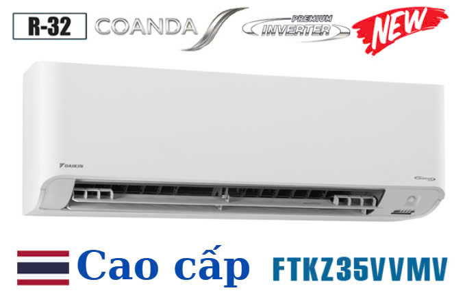 Điều hòa Daikin 12000btu inverter cao cấp FTKZ35VVMV