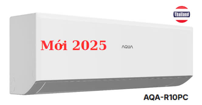 Điều hòa Aqua 1 chiều 9000Btu AQA-R10PC mới 2025