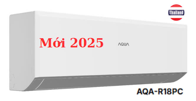 Điều hòa Aqua 1 chiều 18000Btu AQA-R18PC mới 2025