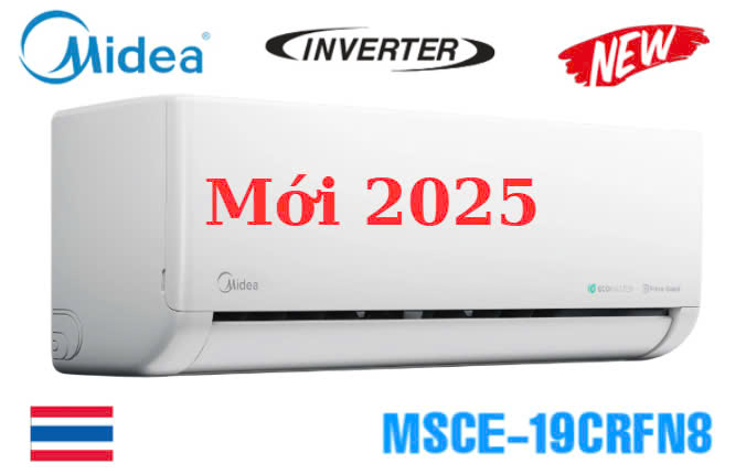 Điều hòa Midea inverter 18000BTU 1 chiều MSCE-19CRFN8