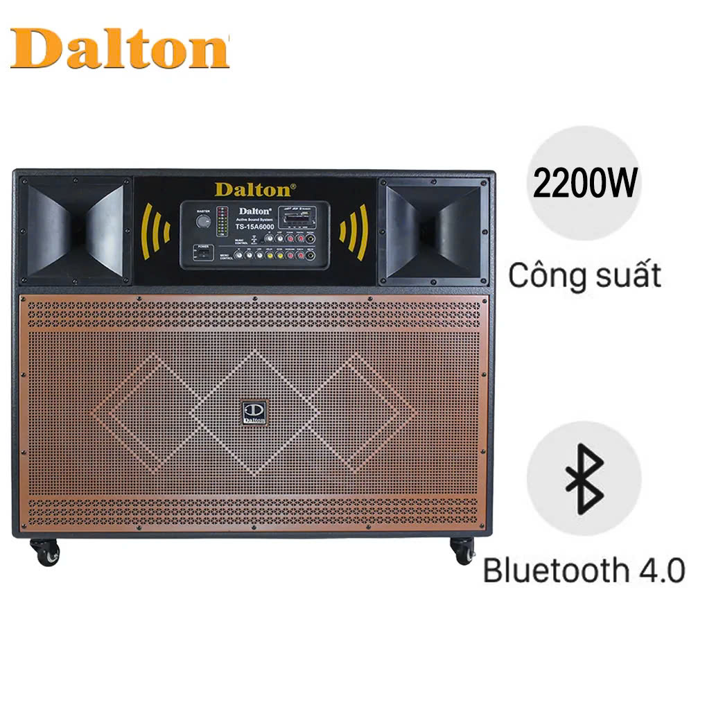 Loa Kéo điện Dalton TS-15A6000 công suất 2200W