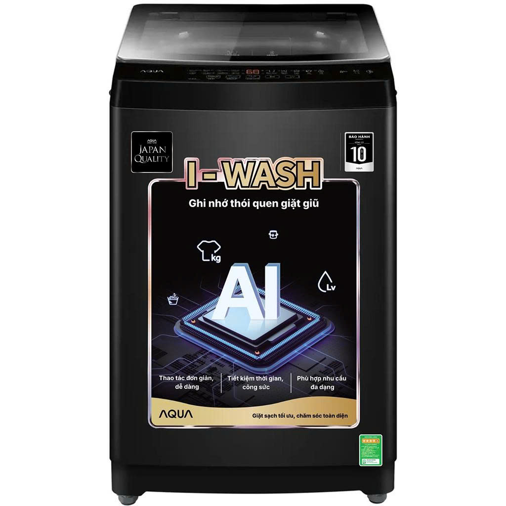 Máy giặt cửa trên Aqua 8 kg AWM8-316K(B)
