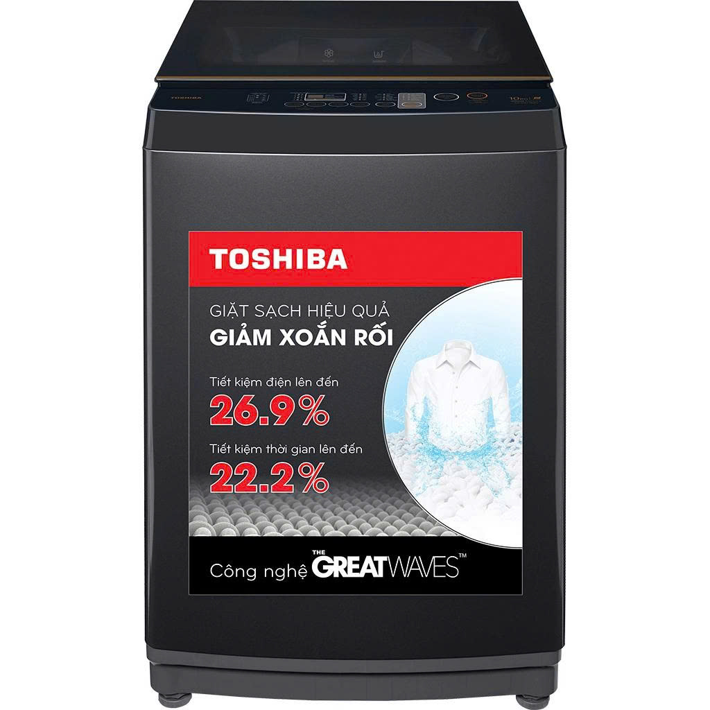 Máy giặt cửa trên Toshiba Inverter 10 kg AW-DM1100PV(KK)