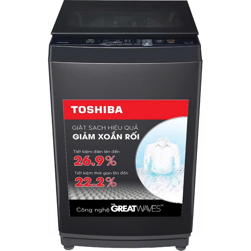Máy giặt cửa trên Toshiba Inverter 9 Kg AW-DK1000FV(KK)