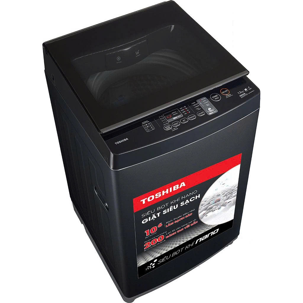 Máy giặt cửa trên Toshiba Inverter 13 kg AW-DUM1400LV(MK)