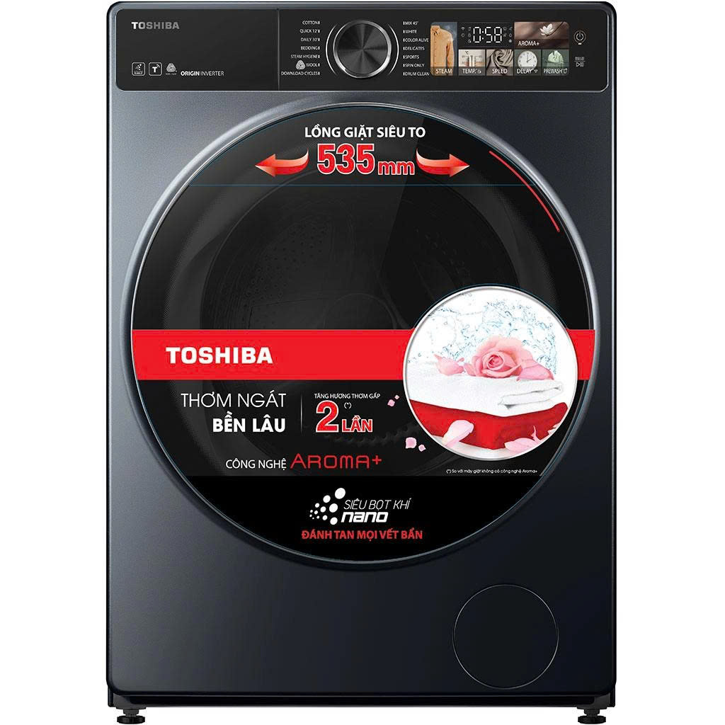 Máy giặt cửa ngang Toshiba Inverter 10.5 kg TW-T25BU115MWV(MG)