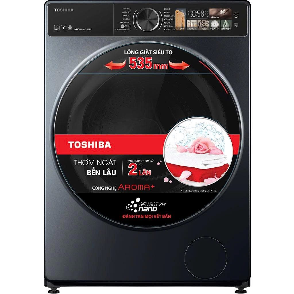 Máy giặt cửa ngang Toshiba Inverter 10.5 kg TW-T25BZU115MWV(MG)